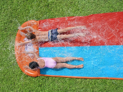 ślizgawka wodna dla dzieci DŁUGI ŚLIZG 488 cm WODNA ZJEŻDŻALNIA