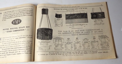 L'ARTISAN PRATIQUE 1926 ДОВОЕННЫЙ КАТАЛОГ