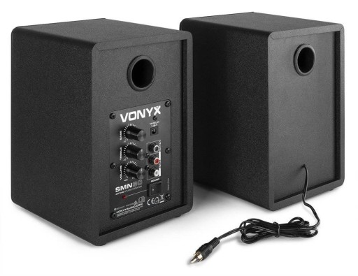 ACTIVE STUDIO МОНИТОРЫ 2 ШТ. 60 Вт VONYX ЧЕРНЫЕ
