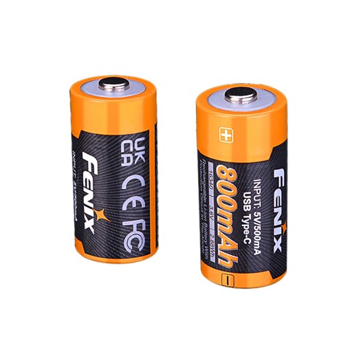 Fenix ​​USB АККУМУЛЯТОР со встроенным зарядным устройством ARB-L16U (16340 800мАч 3,6В)