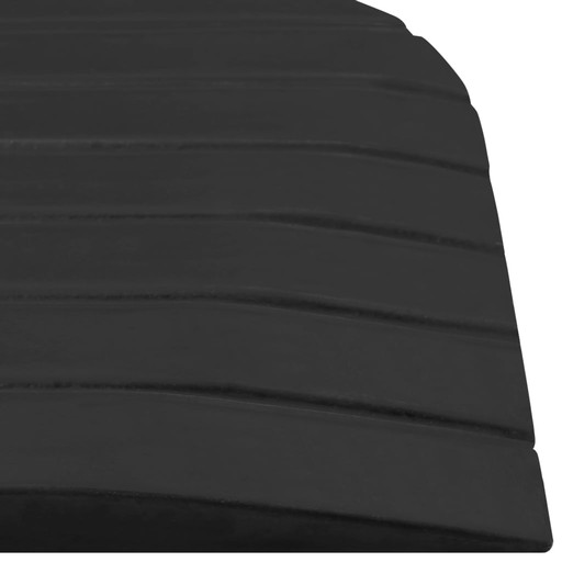 vidaXL Пороговая рампа 110x21x2,5 см, резиновая