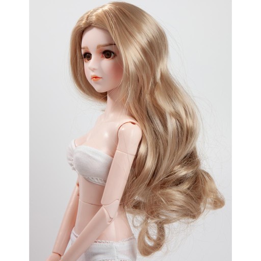 Очаровательная кукла BJD 1/4 с длинными вьющимися волосами