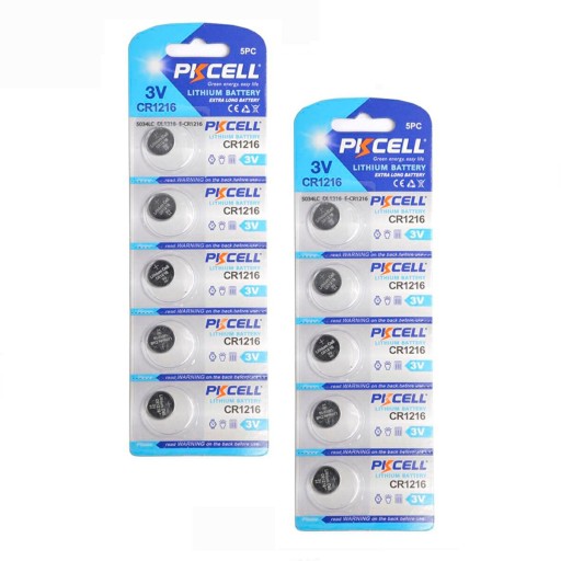 BATERIA PKCELL CR1216 3V 10SZT 2 BLISTRY