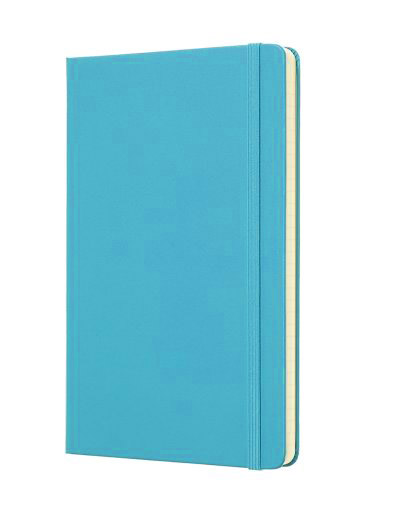 Блокнот Moleskine Classic A5 в твердой синей обложке с подкладкой