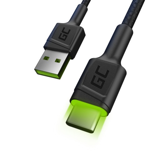 3 зарядных устройства USB-A, 30 Вт + светодиодный кабель USB — USB-C, 120 см для телефона