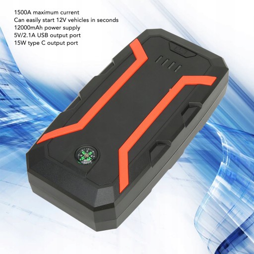 POWER BANK JUMP STARTER 12000 мАч