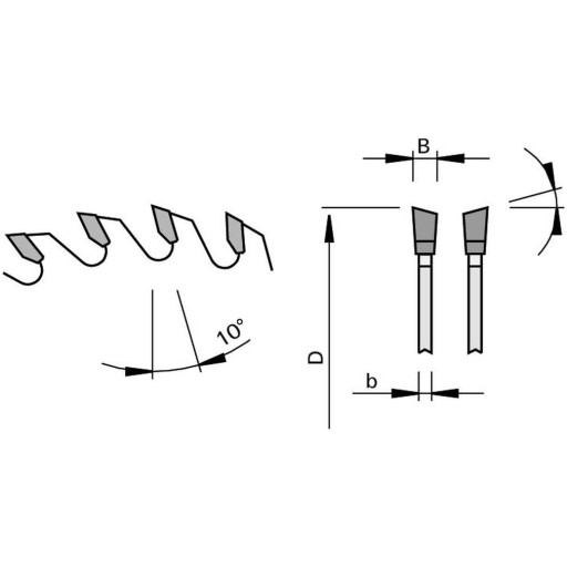 Пила по дереву 250 х 3,2 / 2,2 х 30 Z60 STEHLE ZWS