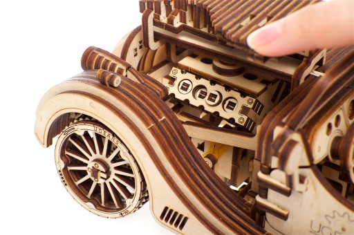 Механическая модель автомобиля родстер - 3D пазл UGears