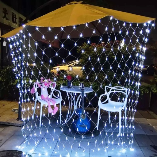 СЕТКА С ПОДСВЕТКАМИ ДЛЯ РОЖДЕСТВЕНСКОЙ ЕЛКИ XXXL ЗАНАВЕСА «РОЖДЕСТВЕНСКАЯ ЕЛКА» 268