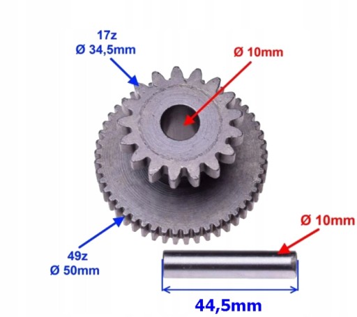 Комплект сцепления, Стартер Bendix Sprocket Atv Quad Bashan 150 180 200 автомат