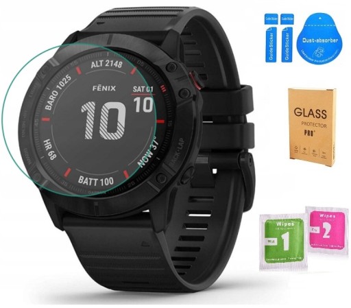 ЗАКАЛЕННОЕ ЗАЩИТНОЕ СТЕКЛО 9H GARMIN FENIX 6X PRO