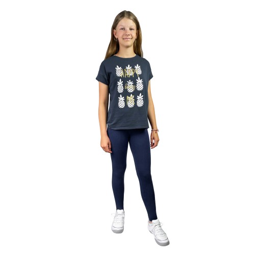 BAWEŁNIANE LEGGINSY GETRY 140 GETRY BAWEŁNA DZIECIECE DO SZKOŁY W-F