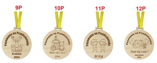 MEDAL dzień DZIEWCZYNY chłopaka Przedszkolaka pasowanie Prezent + GRAWER