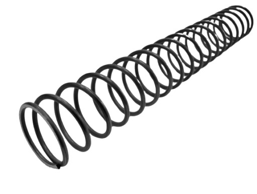 ПРУЖИНА НАЖИМАЮЩАЯ d=2,0 * Dz=25 * L=170 - 1 шт.