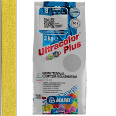MAPEI fuga cementowa elastyczna 2kg ULTRACOLOR PLUS kolor 150 żółty
