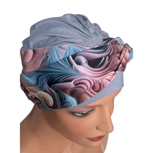 Lena Szara-413 Spring Women's Spring Turban также после химиотерапии