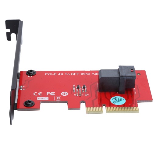 Конвертер карт SFF-8643 в PCI-E 4X с 1 слотом