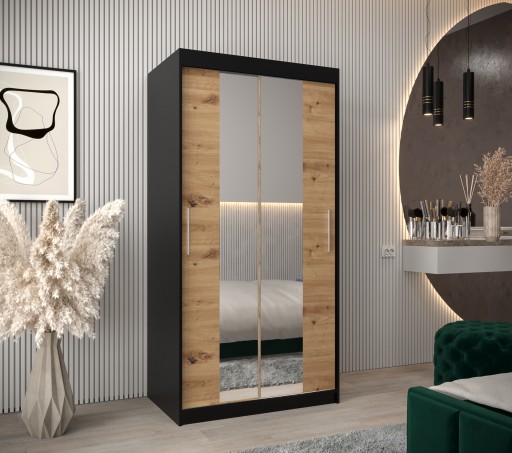 Szafa przesuwna garderoba TOKYO 1 100 cm z lustrem