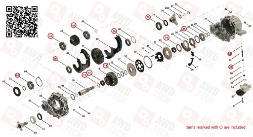 Комплект подшипников (подходит для BMW ATC35L/Hyundai Hyundai ATC/Maserati Maserati ATC)