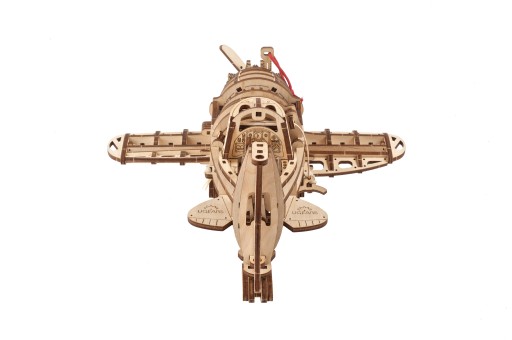Самолет Mad Hornet UGEARS ДЕРЕВЯННАЯ МЕХАНИЧЕСКАЯ 3D МОДЕЛЬ ДЛЯ СБОРКИ