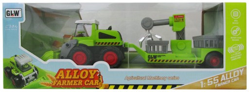ZESTAW TRAKTOR KOMBAJN PRZYCZEPA Z MASZYNĄ