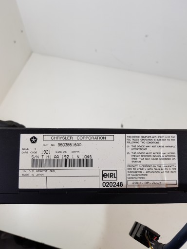 ЧЕЙНДЖЕР JEEP CHEROKEE LIBERTY III KJ 56038616AA