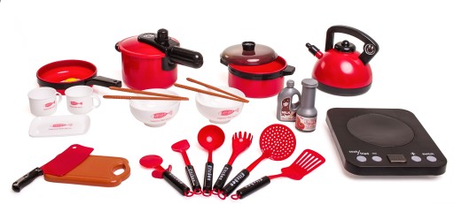 XXL SET POTS ЧАЙНИК ПЛИТА - ПЛИТА 24 шт.