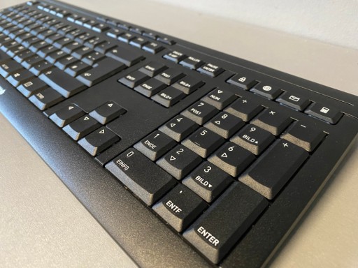 KLAWIATURA BEZPRZEWODOWA RF CHERRY STREAM DESKTOP BRAK MYSZY! UKŁ NIEMIECKI
