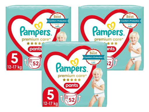 Подгузники Pampers Premium Care 5 3x52 шт 12-17 кг.