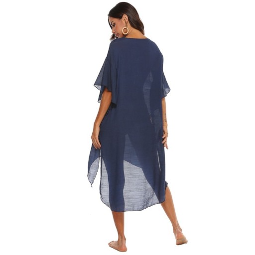 PAREO TUNIKA PLAŻOWA AŻUR KORONKOWA SUKIENKA BOHO