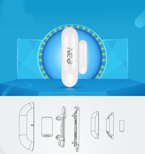 Датчик открытия ДВЕРИ ОКНА WIFI ANDROID IOS TUYA