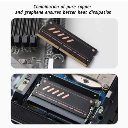 РАДИАТОР ДЛЯ КАРТ ПАМЯТИ DDR5 ДЛЯ НОУТБУКОВ