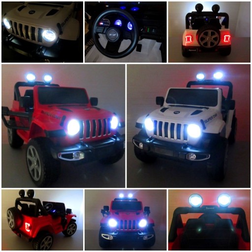 БОЛЬШОЙ JEEP X4r 4x4 Аккумуляторный автомобиль, кожа + рокер