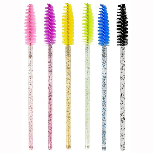 Кисть для бровей и ресниц Spiral Glitter 50 шт.