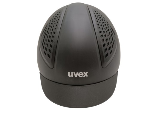 Шлем для верховой езды Uvex Reithelm Exxential II Black Mat 59–61 см ЧЕРНЫЙ