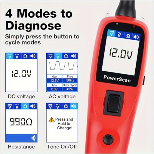 Тестер автомобильных цепей Autel PowerScan 20 сек.
