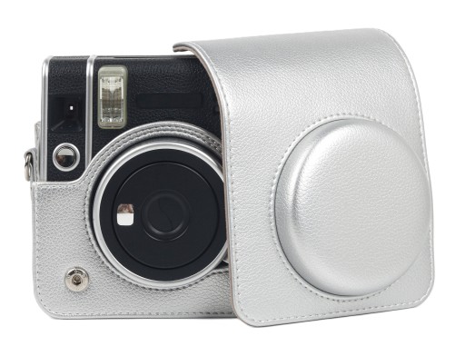 Чехол Чехол Чехол для FujiFilm Fuji INSTAX Mini 40 Silver