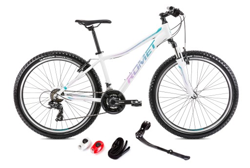 ROWER MTB 26 GÓRSKI ROMET JOLENE 6.1 SHIMANO ALU OŚWIETLENIE STOPKA GRATIS