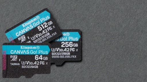 КАРТА ПАМЯТИ microSD Canvas Go Plus 64 ГБ 170/70 МБ/с A2 U3 V30 + АДАПТЕР SD