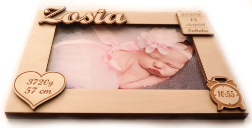 Personalizowana Ramka na zdjęcie na prezent