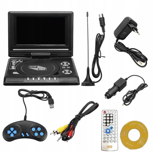 ПОРТАТИВНЫЙ АВТОМОБИЛЬНЫЙ DVD-ПЛЕЕР USB-КОНСОЛЬ