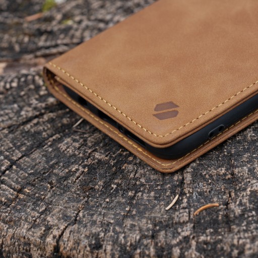 ELEGANCKIE ETUI Z KLAPKĄ SPACECASE WALLET SKÓRZANE DO REDMI NOTE 10 PRO