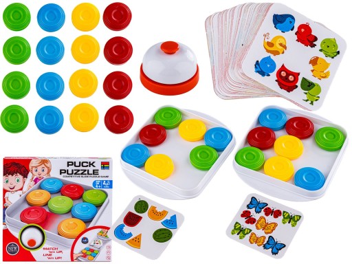 Логическая игра FAST PUCKS Puck Puzzle Cards, Bell, Arcade