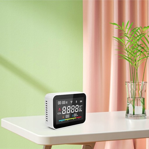 Датчик CO2 TUYA Измеритель углекислого газа, термометр, измеритель влажности WIFI