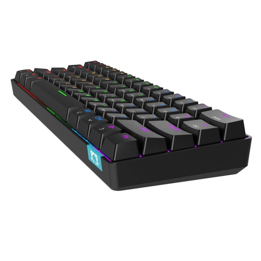 61 клавиша Mini RGB с подсветкой Механическая Черная