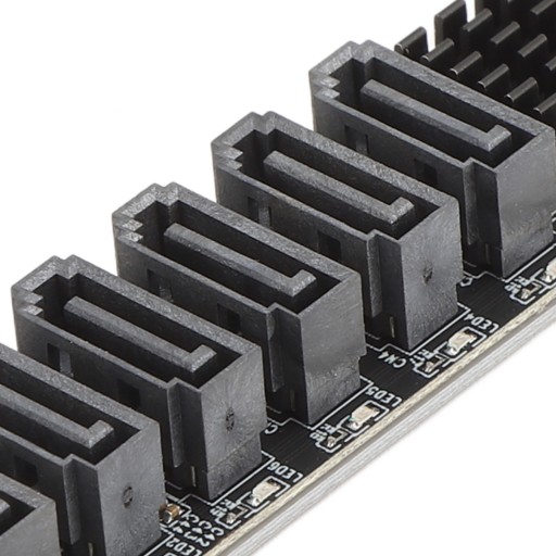 Карта адаптера m.2 to sata3.0 6 Гбит/с, высокоскоростная asm1166 m.2 pcie to sata, расширение
