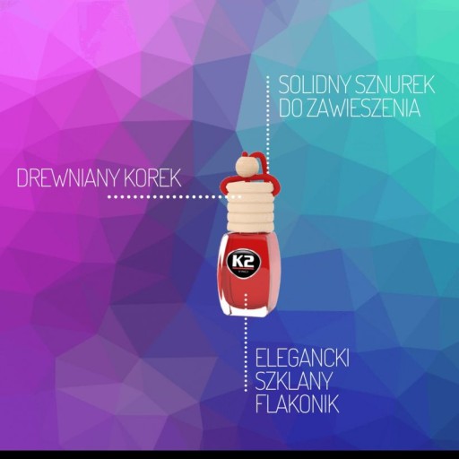 ПОДВЕСКА ДЛЯ АВТОМОБИЛЯ K2 STRAWBERRY АРОМАТНАЯ ПОДВЕСКА