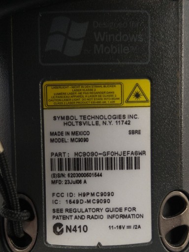 Мобильный терминал Motorola MC9090
