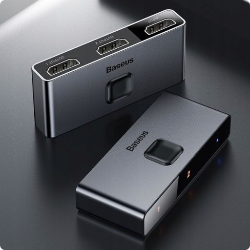 РАЗДЕЛИТЕЛЬ BASEUS ДВУСТОРОННИЙ ПЕРЕКЛЮЧАТЕЛЬ FULL HD 4K 30 Гц 3x HDMI