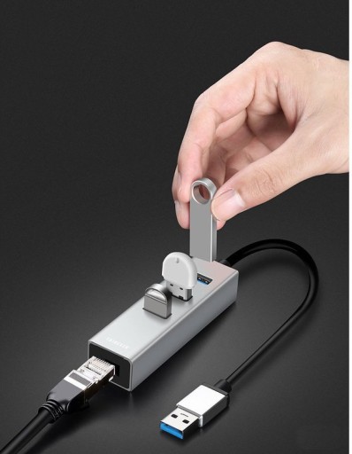 KARTA SIECIOWA HUB USB 3.0 GIGABIT LAN 1GB/s RJ45